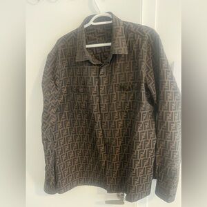 Fendi monogram shirt for men